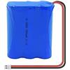 JJoias Batteria Agli Ioni Di Litio 11.1 V 18650 3800 MAh Li-Ion Ricaricabile Con Spina Xh Per Torcia Elettrica Alimentazione Fai Da Te