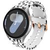 DEALELE Compatibile con Samsung Galaxy Watch 6/6 Classic / 5/5 PRO / 4/4 Classic / 3 41mm / Active 2, Cinturino di Ricambio in 20mm Silicone per Huawei GT3 42mm / GT2 42mm