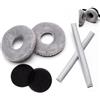 Voarmaks Kit di Gommini Ricambio Cuscinetti per Cuffie Color Arcobaleno, Compatibili con Cuffie Sennheiser HD25, HD250BT, HD25-ll HD25S, Il HMD25, Coperture in Schiuma per Cuffie (Set GreyVelvet)