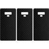 apgo BACK SKIN Film Pellicola protettiva Protezione Posteriore per Samsung Galaxy Note 9, skin sticker film foil vinyl Carbon Nero