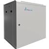 EXTRALINK Rack 19 pollici 12U - Armadio rack 600x450 mm, per montaggio a parete o a pavimento, capacità di carico 60 kg, corpo in metallo, apertura anteriore e posteriore, grigio