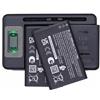 Generic Batteria di ricambio BL-L5J da 1000 mAh per batterie per telefoni cellulari NOKIA 105 (2023) (2 PCS+CARICABATTERIA)