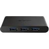 Sitecom Hub a 4 Porte, USB 3.0 Nero/Antracite