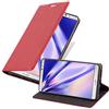 Cadorabo Custodia Libro per Huawei Mate 8 in Rosso Mela - con Vani di Carte, Funzione Stand e Chiusura Magnetica - Portafoglio Cover Case Wallet Book Etui Protezione