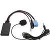 Keenso Adattatore Cavo Audio per Auto, Cavo AUX-IN Bluetooth 5.0 per Auto Jack 3,5 Mm Cavo Audio ISO 8 Pin con Microfono 7607897093 Sostituzione per B5, Terminali e cablaggi