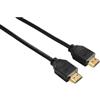 Hama Cavo HDMI (connettore HDMI, 10,2 Gbit/s, 1080p, Full HD, placcato oro, 3 m) nero