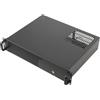 Cozyel Scatola Rack 2U per Server - Chassis Rackmount Compatibile con Micro ATX e Mini ITX, 14 Pollici, Design Compatto per Spazi Ridotti, Include Ventole da 80mm, Supporta HDD 3.5 e SSD 2.5