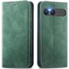 MOJIA Cover per Sony Xperia 10 VII, Custodia Folio Portafoglio in Pelle PU [chiusura magnetica], Case a Libro con Guscio Interno in TPU, Supporto per Carte.. Verde