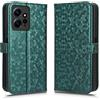 RonRun per Xiaomi Redmi Note 12 Pro 4G Cover a libro Flip Wallet Custodia in Pelle con Slot per Schede Custodia in Pelle Magnetica Cover per Xiaomi Redmi Note 12 Pro 4G - Verde