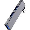 Ldabrye 90 Gradi USB Tipo C Hub Docking Station 4 Porte Trasferimento Dati Expander Veloce USB3.0 Per PC Laptop