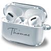 toyofmine Custodia per AirPods personalizzata 2 lati per Apple AirPods 3 Pro 2 Pro 1