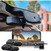 Fitcamx Dashcam Auto Anteriore Posteriore 2160P+1080P Compatibile con BMW Serie 3 M3 G20/G21/G28/G80/G81 2020-2024 (HD2-6308), OEM 4K Video WiFi, G-Sensor, Loop Recording, WDR, 128GB Card