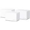MERCUSYS TP-Link Halo H80X(3-pack) Mesh WiFi 6 dual band AX3000Mbps, 3 Porte Ethernet Gigabit, Controllo Parental, Collega Fino a 150 Dispositivi, 3 Pezzi con Copertura Fino a 650 ㎡
