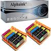 alphaink 10 cartucce compatibili con Lexmark 14N1068E 14N1069E 14N1070E 14N1071E 100XL per stampanti Lexmark Impact S300 Series, Interact S600 Series, Interpret S400 Series, Intuition S500 Series