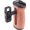 Hersmay Universale Camera Cage Maniglia Laterale Impugnatura in Legno con Cold Shoe Mount 1/4 & 3/8 Pollice Foro Vite Video Fotografia Fotografia Fotografica