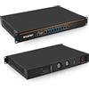 ROUAFWIT 1U Firewall Appliance Z87, Core i5 4300M, 2x 10GBe Lan, 8 x i226V 2.5GbE LAN, OPNsense, VPN, 19 Inch 1U Network Rackmount, VGA, Console, USB3.0, DDR3L 8G RAM 128G SSD