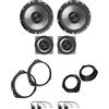 IPNOSIS Kit 4 Casse AXTON AE165 + AE100 per Fiat Punto (188)/Grande Punto (199)/ EVO con 2 Supporti Anteriori, 2 Supporti Posteriori e 4 Connettori