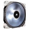 Corsair ML140 Pro Ventola a Levitazione Magnetica, Illuminazione LED Bianco, ML Pro 140 mm, Confezione Singola, Bianco/LED