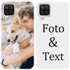 Yoedge Cover Personalizzata Custodia per Samsung Galaxy A12 4G/5G/ M12 6,5 Personalizzato con Foto Testi Disegni Personalizza Custodia Immagine, Antiurto Bianco Personalizzabili Case per Samsung A12