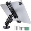 Leenconghui Supporto per tablet in alluminio con base di foratura robusta compatibile con iPad Pro Mini 4.7-15 pollici Samsung Galaxy Tab Tablets, supporto tablet auto per camion, affari, barca, cruscotto,