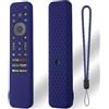 Hesupy Custodia in silicone per telecomando Sony RMF-TX810U RMF-TX811U RMF-TX910U telecomando, antiurto, antiscivolo, custodia protettiva con cordino (blu mezzanotte)