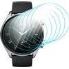 GIOPUEY Pellicola Protettiva per Amazfit GTR 4 Limited Edition, [6 Pezzi] Flessibile TPU Schermo Protezione Pellicola [Extra-Sottile] [Anti-graffio] - Trasparente