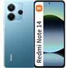 XIAOMI Redmi Note 14 8GB + 256GB Global Edition Smartphone 6.67 pollici AMOLED Schermo 120Hz 108MP 5500mAh 45W Ricarica Veloce Blu （Con caricatore）