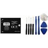 Audiosystem BATTERIA 850Mah PER ALCATEL ONE TOUCH OT799 800 808 802 CAB30P0000C1, INCLUSO KIT MONTAGGIO BATTERIA