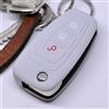 mt key Key Soft Case Cover protettiva Chiave per auto Ford Mondeo Focus S-Max Fiesta Transit chiave pieghevole a distanza/Colore: grigio