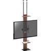 KIMEX - Supporto per TV - Montaggio a pavimento e soffitto - per TV 32-65 - Altezza regolabile da 200 a 260 cm - 032-3265