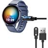 Blueshaweu Cavo di ricarica compatibile con smartwatch Mingtawn 1,4 pollici G25, cavo caricatore caricatore stazione di ricarica per smartwatch Mingtawn G25 (nero)