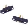 EndyTech 1Pair 2A impermeabile piegare magnetico Pogo Pin connettore, 2Pin 3Pin 4Pin 5Pin Pogopin maschio femmina primavera caricato DC Power Socket (3Pin)