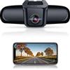 Fitcamx 4K Dash Cam con WiFi, Fotocamera frontale universale Dashboard, Video UHD 2160P, Accessori auto, Visione notturna WDR, Registrazione loop, Rilevazione collisione, Facile da installare, 64 GB