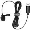 Saramonic Microfono Lavalier con connettore USB-A per computer con cavo da 2 m (SR-ULM10)