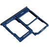 Mainhattan Mobile Galaxy A40 (SM-A405F/DS) Porta Scheda Dual SIM e Carrello Micro-SD Hybrid, Parte di Ricambio Originale, Blu