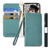 Butnyeoe Cover per Samsung Galaxy S10 5G Case,Custodia Samsung S10 5G Libro,Trama Litchi PU Pelle Protettiva Portafoglio Flip/Folio Wallet Case Con Slot per Schede e Magnetica Supporto,Verde