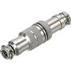 QUARKZMAN Aviazione Connettore GX16 8 Perni 16mm Argento Maschio Femmina Filo Pannello Attracco Connettore per Aviazione, Alta Velocità Ferrovia, Navi