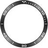 Bdsidy Lunetta Styling per Tactix 8 Amoled/Solar Anello Adesivo Protezione AntiGraffio Lunetta in Metallo Quadrante Cornice Cerchio Custodia per Fenix8 Tempo (Nero Bianco, Fenix 8 Amoled 47mm)