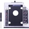 BOWONG SATA 2nd HDD Caddy 12,7 mm 2,5 pollici SSD custodia HDD per Lenovo ThinkPad T400 T400s T420 T430 T500 T520 T530 DVD/CD-ROM