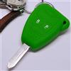 mt key Coperchio di protezione in silicone verde per chiavi auto compatibili con 2 pulsanti Voyager Chrysler Dodge RAM Jeep Commander Grand Cherokee
