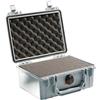 PELI Protector 1150 Professional Camera Case, IP67 Impermeabile, Capacità di 3L, Prodotto in USA, Con Inserto in schiuma personalizzabile, Colore Grigio