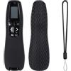 Generic Custodia protettiva in silicone per Logitech R800 Wireless Presenter, custodia antiurto con impugnatura antiscivolo e cordino, misura precisa per accessori per telecomando R800 (nero)