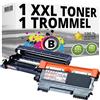 Inkadoo Toner + tamburo compatibile per Brother DCP-7055w 7057 HL-2130 2135w FAX 2840 2845 2940