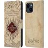 Head Case Designs Licenza Ufficiale Harry Potter The Marauder's Map Prisoner of Azkaban II Custodia Cover in Pelle a Portafoglio Compatibile con Apple iPhone 15