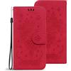 TIANCI Cover per Nokia C20/Nokia C10, Flip Cover in Pelle con Motivo a Rose e Farfalle, Case Antiurto di Alta Qualità Custodia per Nokia C20/Nokia C10