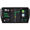 KeiDilie 9 [6G+128G] Android 14 Autoradio per Seat Ibiza 6J 2009-2014-[Integrato Wireless CarPlay&Android Auto | DSP | Mirror Link | GPS Sat Nav | BT 5.0 | WiFi | 360° Panoramica]+AHD Camera & MIC