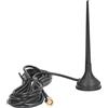 Haofy Antenna Impermeabile Ad Alto Guadagno Trasmissione del Segnale 5dbi per Uso Esterno, Segnale Stabile per Comunicazioni a Lunga Distanza, Antenna con Testa Maschio SMA con Nucleo in Rame per