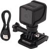 Tyenaza Action Cam,Telecamere WiFi Hotspot,1080P HD 16/9 Mini Videocamera Portatile,Fotocamera per Casco Moto per Sport All'aperto