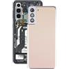 Audiosystem Scocca Cover Back Copri Batteria posteriore Per SAMSUNG GALAXY S21 Plus SM-G996 G996B G996B/DS S21+ con Vetro Fotocamera Ricambio Sostituzione Riparazione Oro Gold