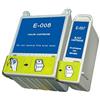 MR CARTRIDGE Kit 6 CARTUCCE COMPATIBILI per EPSON T007 T008 4BK-2COL.